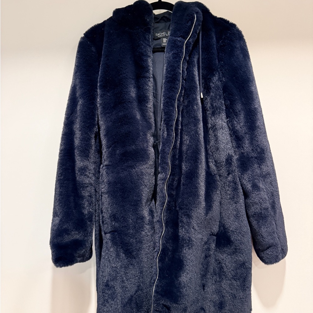 Rachel Zoe Midnight Blue Teddy Jacket